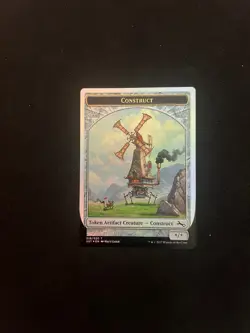 Construct Token [Unstable Foil] NM/LP MTG Magic Cards - Image 1
