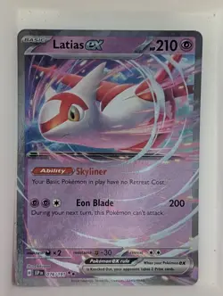 2024 Pokemon SV Surging Sparks SSP EN Latias Ex #076/191 - Image 1