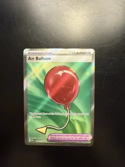 Air Balloon Full Art Ultra Rare 166/132 Pokemon Mega Evolutions English NM - Image 1