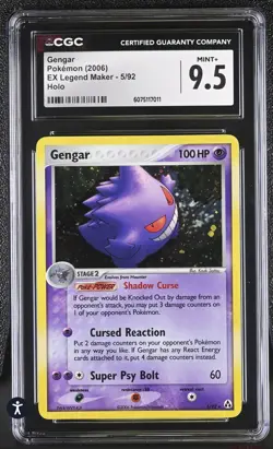 Pokemon Gengar EX Legend Maker 5/92 Holo CGC MINT+ 9.5 - Image 1