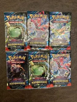 Pokemon Twilight Masquerade Booster Packs -Factory Sealed -6 Count Lot - Image 1