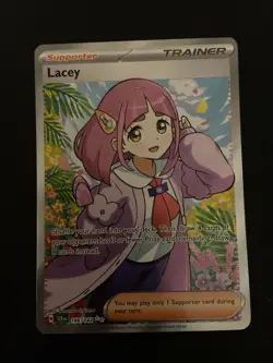2024 Pokemon SV Stellar Crown SCR EN Lacey #166/142 - Image 1