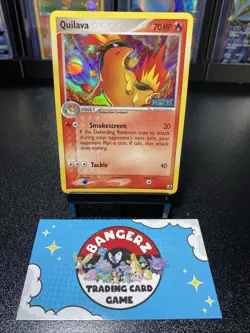 2005 POKEMON TCG QUILAVA EX UNSEEN FORCES REVERSE HOLO STAMPED 45/115 - Image 1