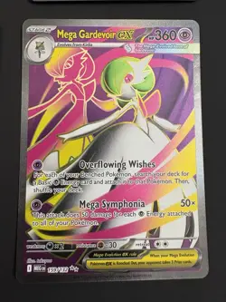 Mega Gardevoir ex Full Art Ultra Rare 159/132 Pokemon Mega Evolution English - Image 1