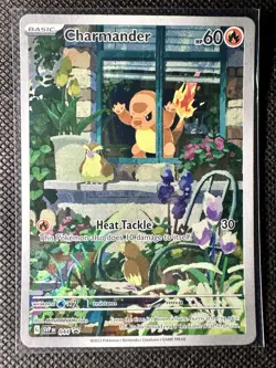Charmander 044 : Pokemon obsidian Flames Black Promo Cards Holo (look the pics) - Image 1