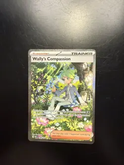 Wally's Compassion 186/132 Pokemon Mega Evolution SIR - Image 1