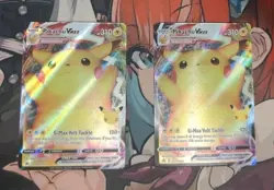 2 x 2021 Pokemon Celebrations Pikachu VMAX SWSH062 Black Star Promo- NM - Image 1