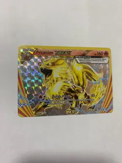 Pokemon TCG Arcanine BREAK Black Star Promo XY180 - Image 1