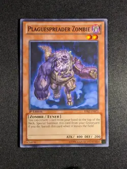 Yugioh - Plaguespreader Zombie BP02-EN071 1st Edition Common NM - Image 1