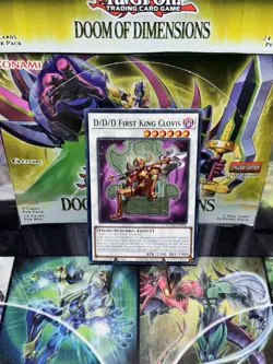3X D/D/D Founder King Clovis DOOD-EN038 C Doom of Dimensions NM 1st Ed Yugioh - Image 1