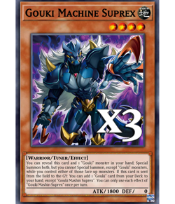 3X Gouki Machine Suprex DOOD-EN006 SR Doom of Dimensions NM 1st Ed Yugioh - Image 1