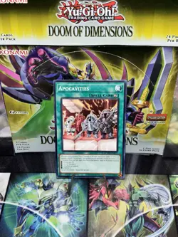 Yugioh! 3x Apocavities DOOD-EN072 Common 1st Ed NM - Image 1