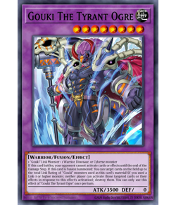3X Gouki The Tyrant Ogre DOOD-EN036 SR Doom of Dimensions NM 1st Ed Yugioh - Image 1