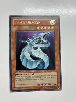 Yugioh Cyber Dragon Ultimate Rare CRV-EN015 1st Edition Cybernetic Revolution - Image 1