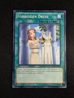 Yugioh - Forbidden Dress BP03-EN180 1st Edition Common NM - Image 1