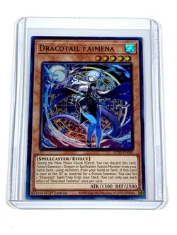 Dracotail Faimena JUSH-EN002 YuGiOh! Ultra Rare 1st Edition - Image 1