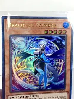 Dracotail Faimena JUSH-EN002 YuGiOh! Ultra Rare 1st Edition - Image 3