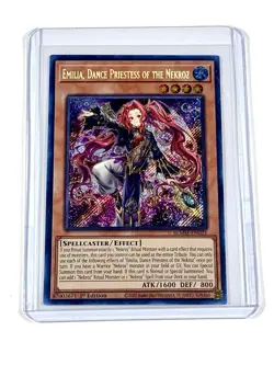 Emilia, Dance Priestess of the Nekroz BLMM-EN025 YuGiOh! Secret Rare - Image 1