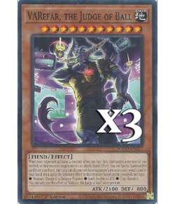 3X VARegar, the Judge of Ball DOOD-EN027 C Doom of Dimensions NM 1st Ed Yugioh - Image 1
