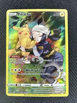 Pikachu TG05/TG30 Lost Origin Trainer Gallery Ultra Rare Pokemon Card - Image 1