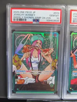 PSA 10 Set| One Piece Card Promo Bonney Yamato OP07-019 OP06-022 Shonen Jump JP - Image 3