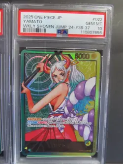 PSA 10 Set| One Piece Card Promo Bonney Yamato OP07-019 OP06-022 Shonen Jump JP - Image 5
