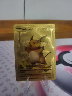 Super Fire-breathing Dragon #023 HP132540 Gold Foil Fan Art LP (FAKE CARD) - Image 1