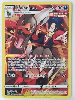 HOLO Houndoom TG10/TG30 NM / M Brilliant Stars Trainer Gallery Pokemon Card - Image 1