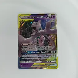 Mewtwo & Mew GX 71/236 Tag Team Ultra Rare Unified Minds Pokemon Card - Image 1