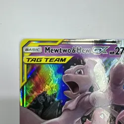 Mewtwo & Mew GX 71/236 Tag Team Ultra Rare Unified Minds Pokemon Card - Image 4