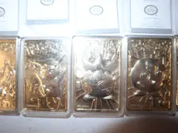 SET OF 6 1999 Pokemon Burger King 23K Gold Plated Pokemon Cards - AO4072485 - Image 4