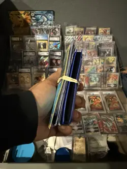Pokemon Binder+fan Art+sealed Peru Packs+some Singles Cards Lot - Image 1