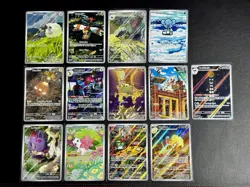 Pokemon TCG Illustration Rare Lot English 13 Card Lot - Image 1