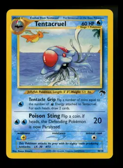 Tentacruel 10/18 Southern Islands 2001 Nintendo Promo Rare Pokemon Card TCG - Image 1