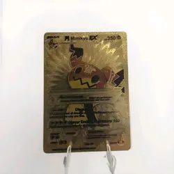 Pokemon Mega Mimikyu EX 350hp Gold Foil Fan Art Collectable Card - Image 1