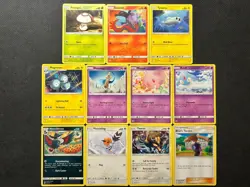 Pokemon TCG Unified Minds 11 Card Lot! Various Conditions! NO Duplicates! #2 - Image 1