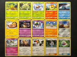 Pokemon TCG Lost Thunder 15 Card Lot! Various Conditions! NO Duplicates! #3 - Image 1