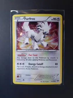 Furfrou 114/146 - Alternate Holo Pattern Promo NM/LP Promo Pokemon card - Image 1