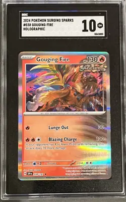 Lot Of 5 POKEMON SGC Graded Cards Three GM 10 & Two Mint+ 9.5 See Description - Image 2
