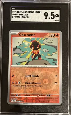 Lot Of 5 POKEMON SGC Graded Cards Three GM 10 & Two Mint+ 9.5 See Description - Image 3