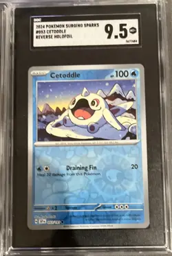 Lot Of 5 POKEMON SGC Graded Cards Three GM 10 & Two Mint+ 9.5 See Description - Image 4