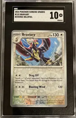 Lot Of 5 POKEMON SGC Graded Cards Three GM 10 & Two Mint+ 9.5 See Description - Image 5