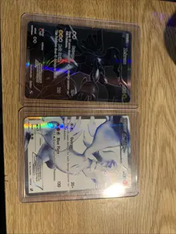 Pokemon TCG Reshiram 113/114 Zekrom 114/114 Black and White Holo Card - Image 1