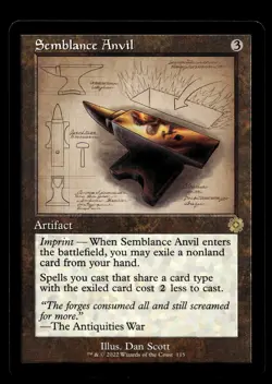 Semblance Anvil (Schematic) 115 R The Brothers' War: Retro Frame Artifacts - Image 1