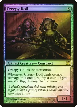 Innistrad MTG FOIL Creepy Doll Magic - Image 1