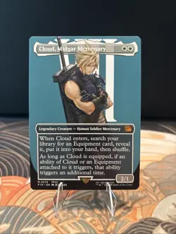 Cloud, Midgar Mercenary (Borderless) Regular Mythic #375 MTG Final Fantasy - Image 1
