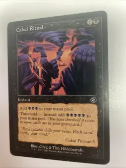 MTG Cabal Ritual Torment Magic the Gathering MP Free Shipping - Image 1