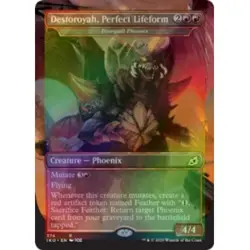 FOIL DESTOROYAH, PERFECT LIFEFORM (EVERQUILL PHOENIX)(GODZILLA) Ikoria IKO MTG - Image 1