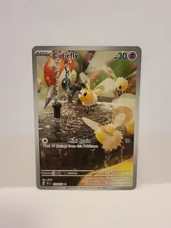 Pokemon TCG Cutiefly 172/162 Secret Full Art Rare Temporal Forces Near Mint - Image 1