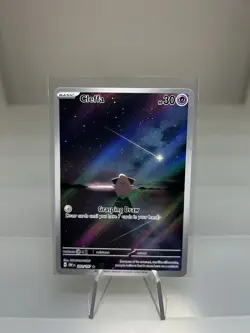 Cleffa Pokemon Trading Card SV2 202/197 AR Scarlet & Violet Obsidian Flames NM - Image 1